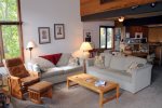 Mammoth Lakes Condo Rental Sunrise 3 - Living Room has 1 Queen Sofa Sleeper